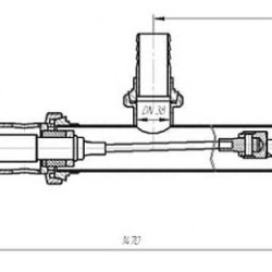 Pompa śrubowa beczkowa do substancji gęstych (dżem, tłuszcz, koncentrat pomidorowy) NVВ2001-0304L 1,1 kW, 50 l/min, 4 bar, 1200 mm