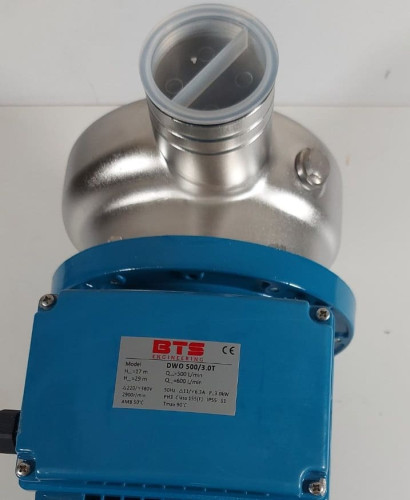 Pompa odśrodkowa stal nierdzewna DWO B500/3,0 T, 380V/50Hz, INOX zanieczyszczonych cieczy