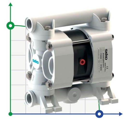 Pneumatyczna pompa membranowa SEKO Duotek AF30 POM