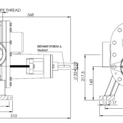 Pompa zębata Kupar KHP 3 cale-C, AISI 316, 5-50 m3/h do lepkich chemikaliów