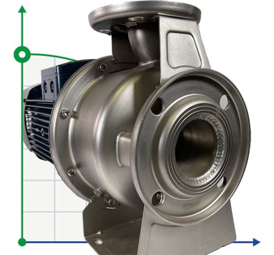 Pompa BZ 40-125/1,5 do kwasu chlebowego AISI 304 odśrodkowa monoblokowa