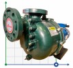 Pompa chemiczna do podchlorynu QHB-40012 GFRPP, 245 l/min, 12,5 m, 380 V, silnik ABLE, odśrodkowa, samozasysająca