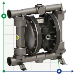 PHOENIX P250 AISI316 ATEX pompa membranowa pneumatyczna