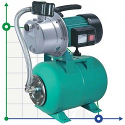 Pompownia odśrodkowa samozasysająca 1.0 kW Hmax 44m Qmax 73L / min stal nierdzewna 24L Ukraina AquaticaL