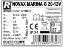 NOVAX MARINA G 20 12V pompa zębata do cieczy lepkich