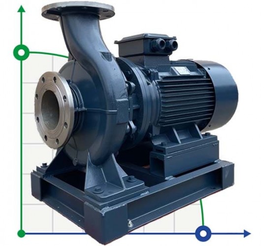 BGWH 50-250(I)B (21,6/60), 11kW, 2880 - pompa ze stali nierdzewnej pozioma