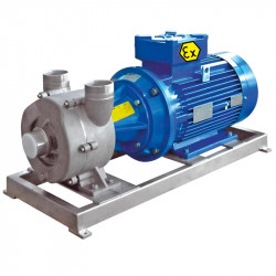 Pompa pierścieniowa cieczowa do pompowania octu LIVERANI GR ADPE NAUTIC 80 Inox, 900 l/min, TF 15 kW, 1400 rpm, 380V, Ex, AISI 316