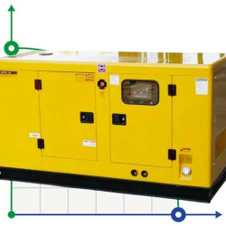 Przemysłowy generator diesla XHY-R120GF z ATS, silnik Ricardo 150kVA, 120kW, 380V/50HZ typ zamknięty