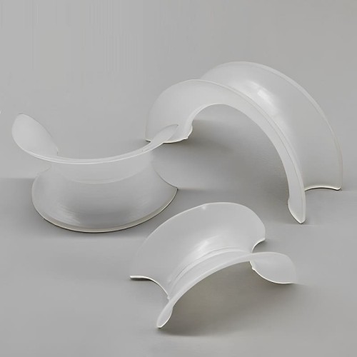 Pierścień z tworzywa sztucznego, PP, 76x38x2 mm, Plastic Saddle Ring
