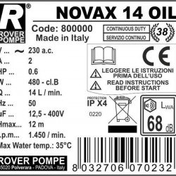 NOVAX 14 pompa olejowa do oleju roślinnego
