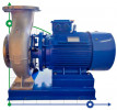 TKHW 350/450-160/4 (985/38,5), 160 kW, AISI 304, 1480 pozioma pompa ze stali nierdzewnej