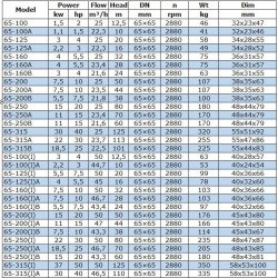 Pompa transferowa oleju napędowego IRG BGLB 65-250A (23,4/70), 11kW, 2880 Ex