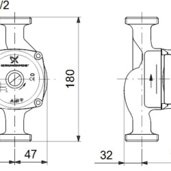 Pompa obiegowa Grundfos UPS 25-40 180