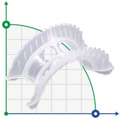 Siodło Intalox 76*76*2,6 mm