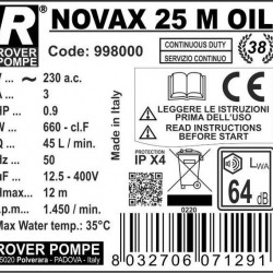 NOVAX 25 pompa olejowa do oleju roślinnego