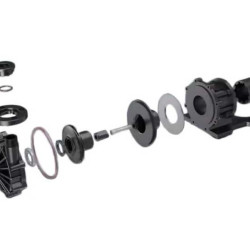 Pompa hermetyczna z napędem magnetycznym MD-F-258SAE-5V38AYS, PPH, 102L/min, 12,2m, 380V