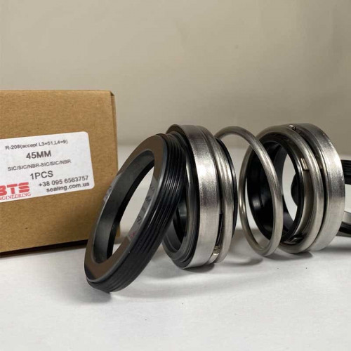Uszczelnienie wału pompy R-208 40, SIC/SIC/SIC/SIC, VITON, 304