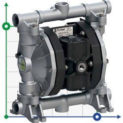 Pneumatyczna pompa membranowa PHOENIX P60 ALU HYTREL, 65 l/min do klejów