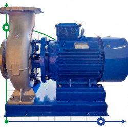 TKHW 350/425-132/4 (900/34), 132 kW, AISI 304, 1480 pozioma pompa ze stali nierdzewnej
