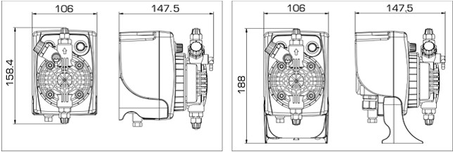 Pompa dozująca PDE PKX-CC/M 1-5 230V