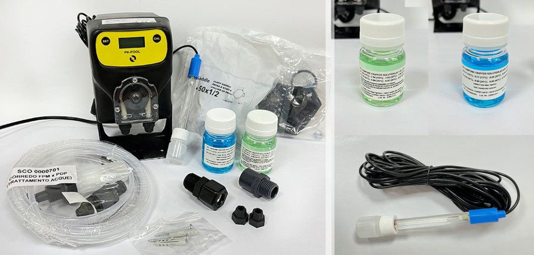 Perystaltyczna pompa dozująca PK POOL pH 0101 z wbudowanym regulatorem pH