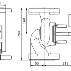 Wilo-Yonos MAXO 50/0,5-9 PN6/10 pompa obiegowa