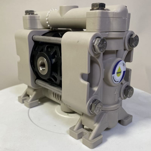 Pneumatyczna pompa membranowa FLUIMAC PHOENIX P08 PP NBR+PTFE, 7 l/min do pompowania lepkich cieczy