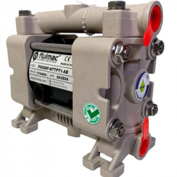 Pneumatyczna pompa membranowa FLUIMAC PHOENIX P08 PP NBR+PTFE, 7 l/min do pompowania lepkich cieczy