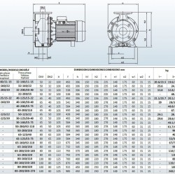 Pompa odśrodkowa monoblokowa ze stali nierdzewnej BZ 40-200/7, 5