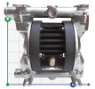 Pompa membranowa pneumatyczny AlphaDynamic RUBY 115S-P-TST-T
