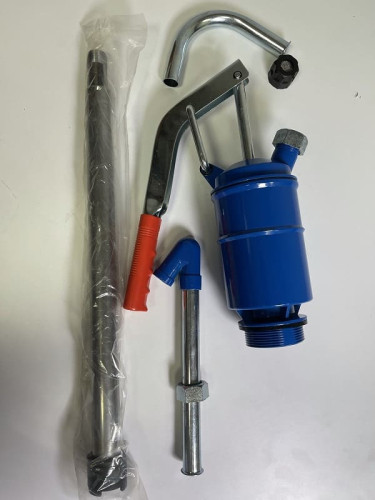 Pompa rotacyjna JESSBERGER JP-14 z napędem ręcznym, metalowy uchwyt