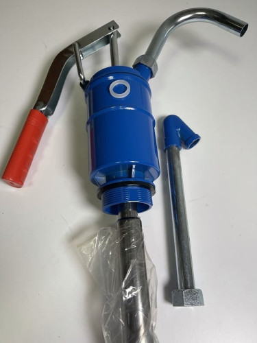 Pompa rotacyjna JESSBERGER JP-14 z napędem ręcznym, metalowy uchwyt