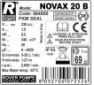 NOVAX 20B 2850rpm pompa do gorących płynów do 95°C
