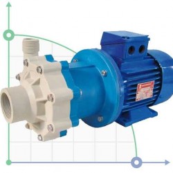 Pompa odśrodkowa ze sprzęgłem magnetycznym CM MAG-P15 PP 23 m3 / h (383 l / min); 19,6 m głowy