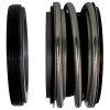 Uszczelnienie mechaniczne wału pompy R-MG1 53, SIC/SIC, NBR, 304, G60
