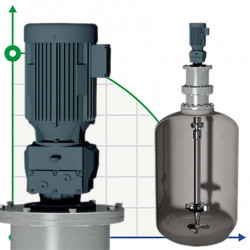 Mieszalnik z napędem magnetycznym GREATWALL MIXERS seria MTC moc do 315 kW 0~3000 obr./min