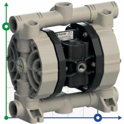 Pompa membranowa do kwasu azotowego PHOENIX P120 PP SANTOPRENE+PTFE, 120 l/min