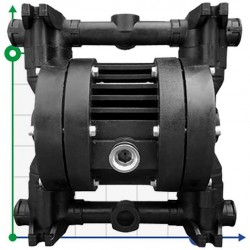 RUBY 115V-P-TVT-T  pompa membranowa pneumatyczny
