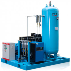 Sprężarka tłokowa powietrza DEHAHA linii do cięcia laserowego serii DHH o wydajności 1-2,5 m3/min, mocy 11-25 kW i ciśnieniu 3 MPa