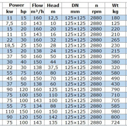 Pompa przeciwwybuchowa BGWB 125-125 (160/20), 15kW, 2880, Ex