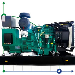 Przemysłowy generator diesla XHYV-120GF z ATS, silnik Volvo 150kVA, 120kW, 380V/50HZ typ otwarty