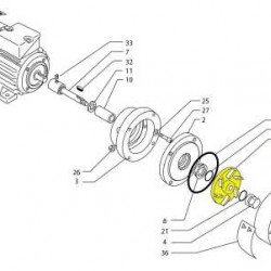 wirnik pompy 100 MB PP