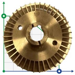 Wirnik do pompy olejowej vortex WM-05 mosiądz