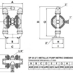 Pompy chemoodporne DP 20 SS/T