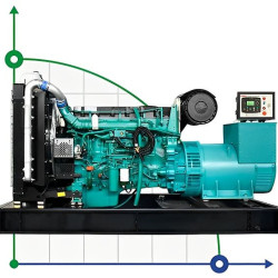 Przemysłowy generator diesla XHYV-150GF z ATS, silnik Volvo 180kVA, 150kW, 380V/50HZ typ otwarty