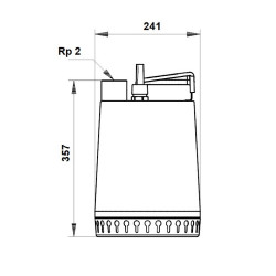 Grundfos Unilift AP12.50.11.A1 pompa odwadniająca ze stali nierdzewnej