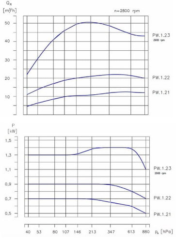 Pompa próżniowa PW.1.22.1.1100.1 bez silnika, ramy i sprzęgła