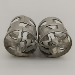 Wypełnienia metalowe Pierścienie Palla AISI 304, 50x50x0.8 mm, Metal Pall Ring