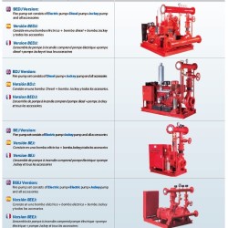 Elektryczna pompownia gaśnicza BEEJ 500/14-125-15 (32 l/s, 140 m, 90 kW)