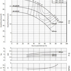 Pompa konsolowa do nawadniania BSM 50-125/30 (48/17), 3kW, 2900